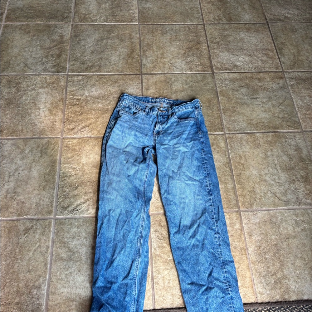 American Eagle Outfitters Blue Straight Leg Jeans